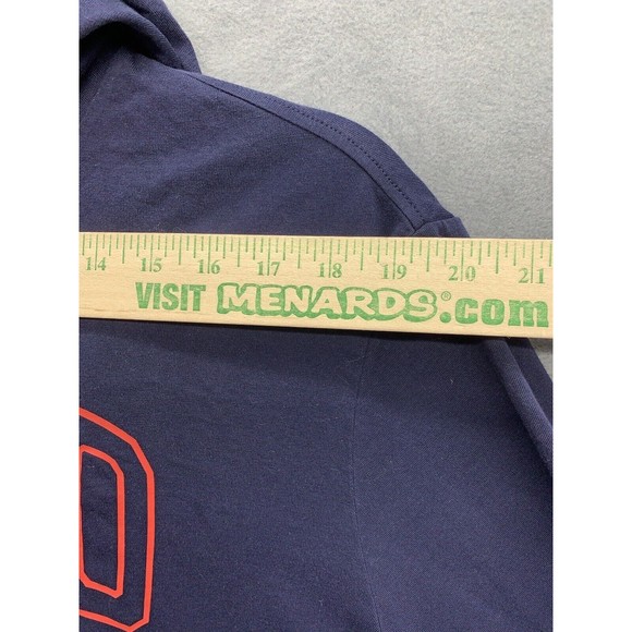 Polo Ralph Lauren Men's Long Sleeve Hooded Tee Shirt Large Navy Spell Out - Picture 3 of 13